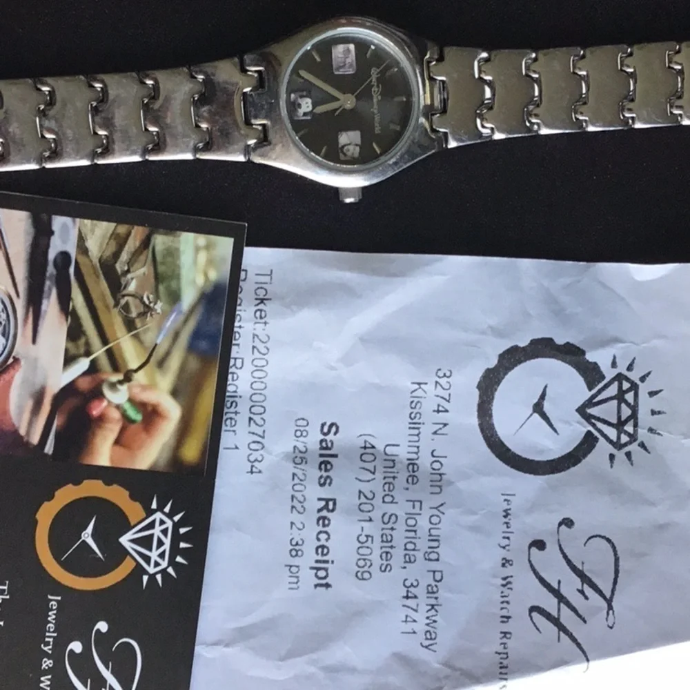 Disney WORKING VINTAGE MILLENNIAL LADIES‎ WRISTWATCH MIKEY, THE MAN THE MOUSE